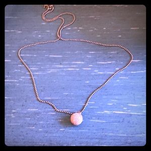 Michael Kors rose gold necklace!